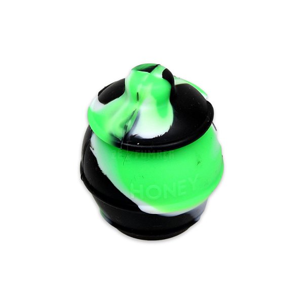 Slick Container Pote de Mel 35 ml - Verde Branco Preto