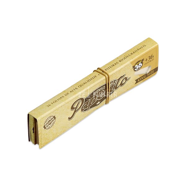 Seda Papelito Brown King Size com Piteira