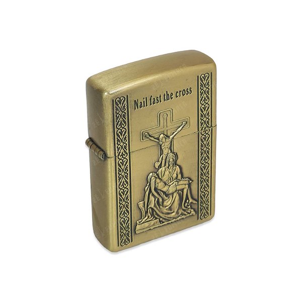 Isqueiro In God We Trust III  - Dourado Envelhecido