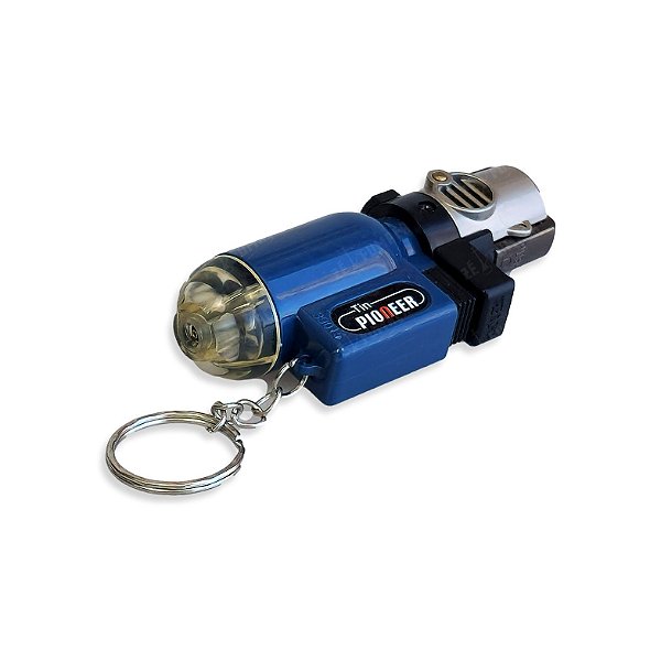 Isqueiro Maçarico Pioneer (1 Chama) - Azul Escuro
