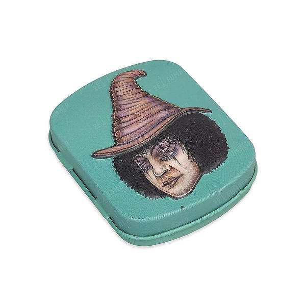 Mini Lata (Mini Tin Box) Lion Rolling Circus - Ruby