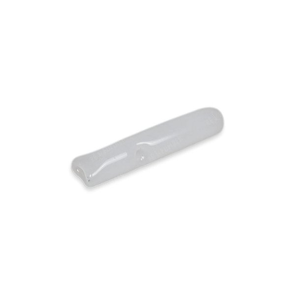 Piteira de Vidro Curta 7 mm - Ponta Chata (Branco)