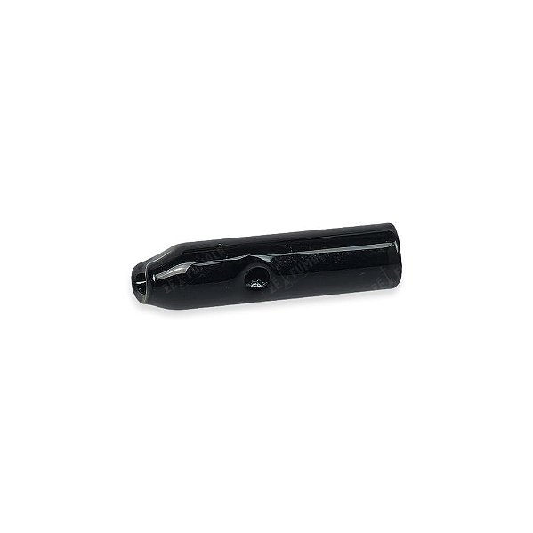 Piteira de Vidro Curta 8 mm - Ponta Chata (Preto)