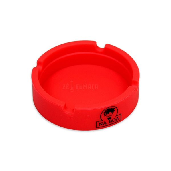 Cinzeiro Pequeno s/ Tampa Na Boa - Vermelho