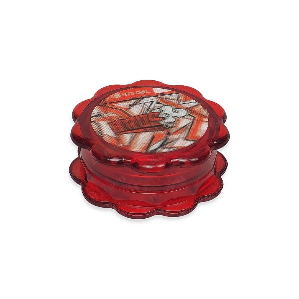 Dichavador de Acrílico Bros 3D - Vermelho