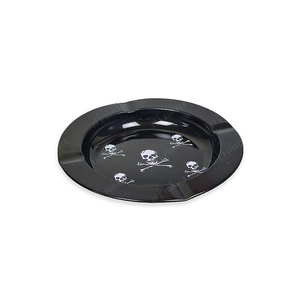Cinzeiro de Metal Caveira - Preto I