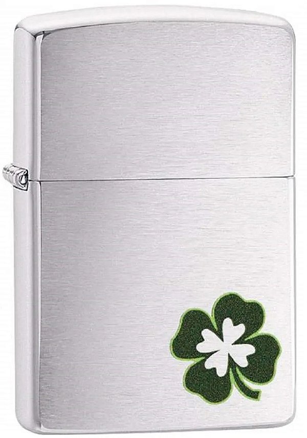 Isqueiro Zippo - Four Leaf Clover Design