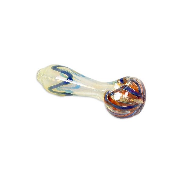 Pipe de Vidro - Mix Branco Azul Marrom