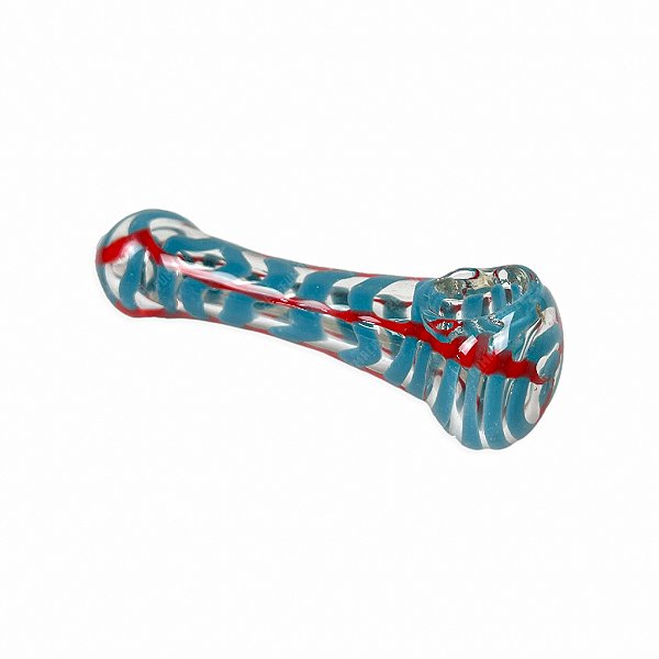 Pipe de Vidro - Mix Azul Vermelho