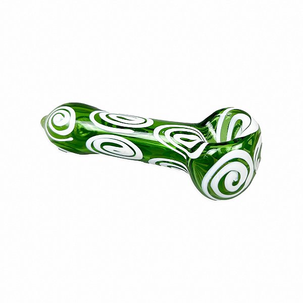 Pipe de Vidro - Mix Verde Branco