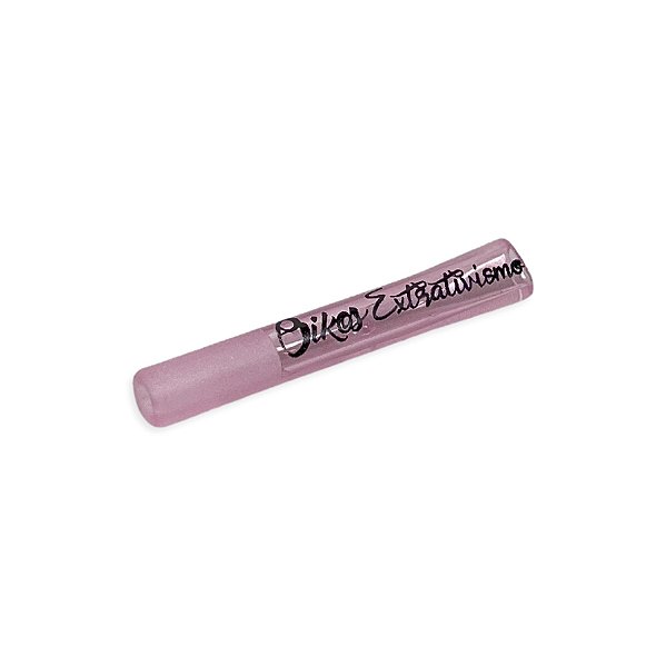 Piteira de Vidro Curta Oikos 7 mm - Rosa Fosco