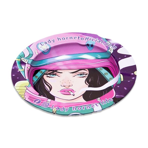 Cinzeiro de Alumínio Lady - Rosa