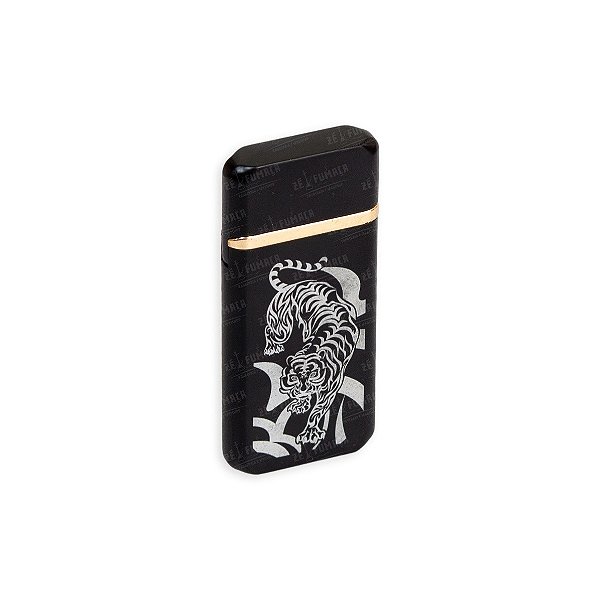 Isqueiro Elétrico (Dragão) - Preto
