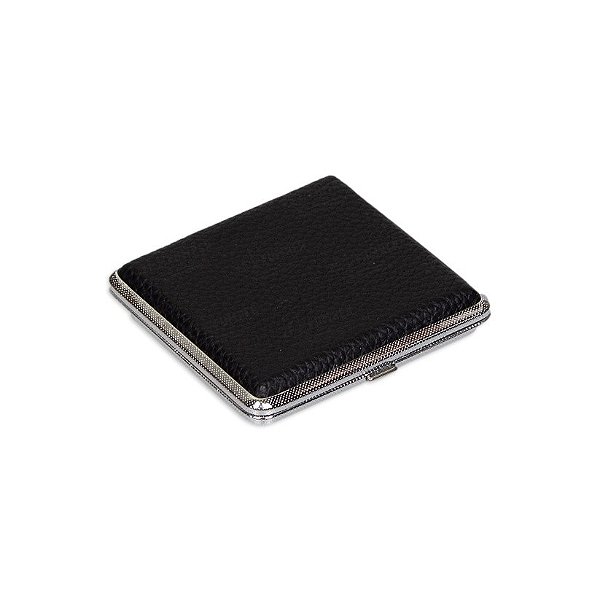 Cigarreira de Alumínio - Courino Preto III