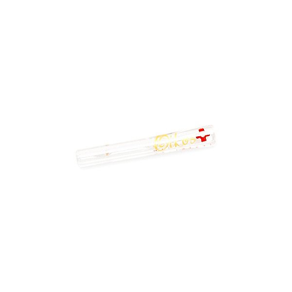 Piteira de Vidro Curta Oikos Medicinal 6 mm - Dourado