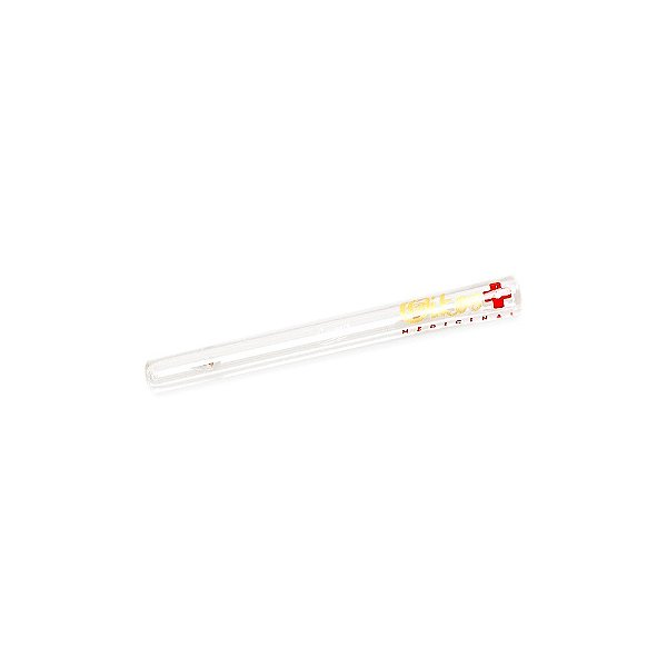 Piteira de Vidro Longa Oikos Medicinal 7 mm - Dourado