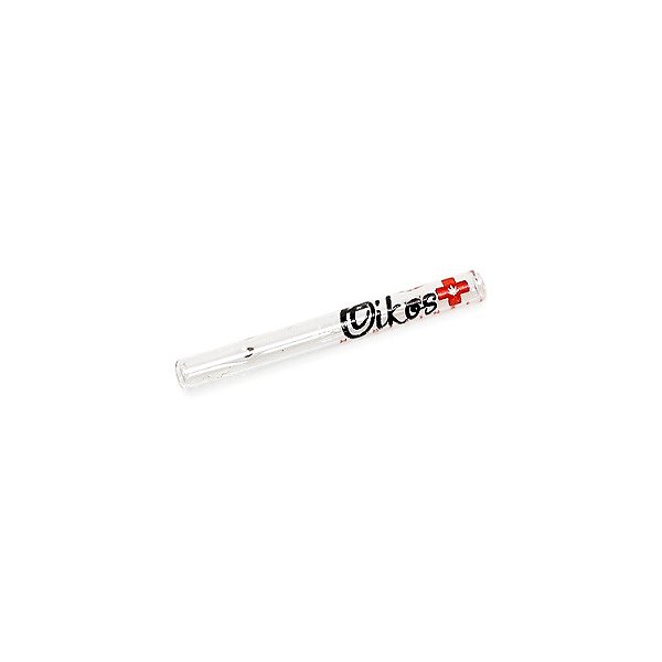 Piteira de Vidro Curta Oikos Medicinal 5 mm - Preto