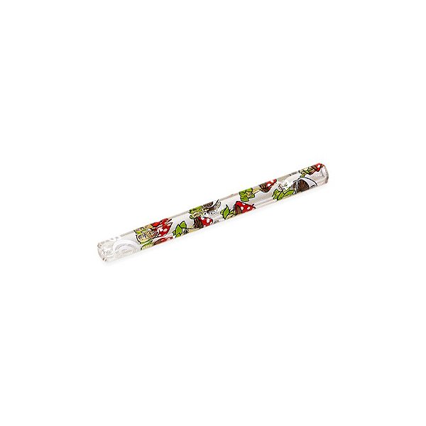 Piteira de Vidro Longa Oikos Cogumelo 6 mm - Branco