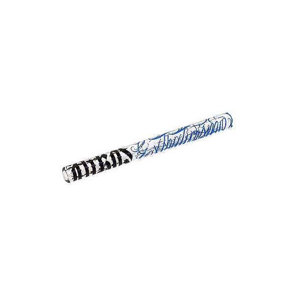 Piteira de Vidro Longa Oikos Grafite 6 mm  - Azul