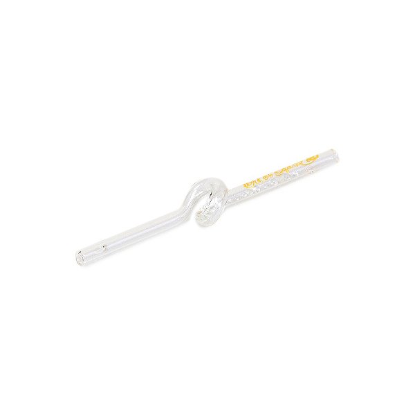 Piteira de Vidro Oikos Spiro 6 mm c/ Esferas - Dourado