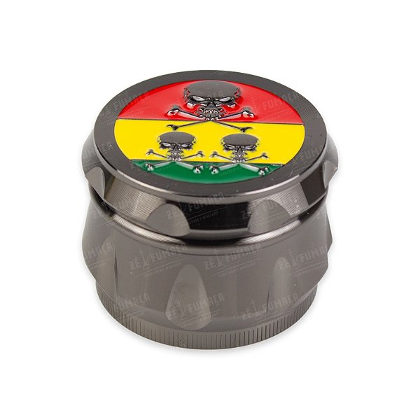 Dichavador de Metal Tambor Caveira - Chumbo