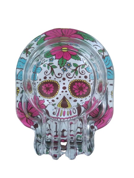 Cinzeiro de Vidro - Caveira Mexicana XXXII