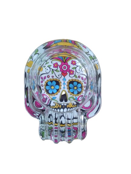 Cinzeiro de Vidro - Caveira Mexicana XXXIV