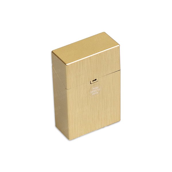 Cigarreira de Plástico - Dourado