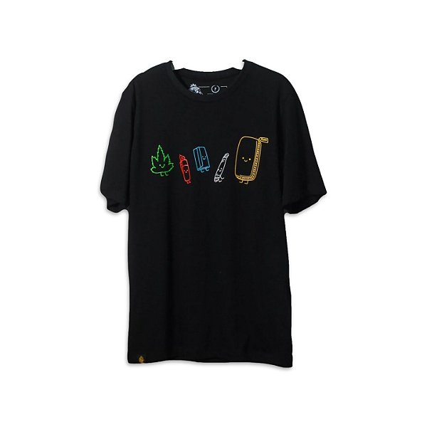 Camiseta Puff Life Turma - Preto (G)