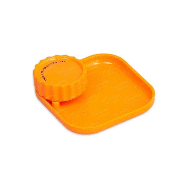 Bandeja com Dichavador de Acrílico D&K - Laranja