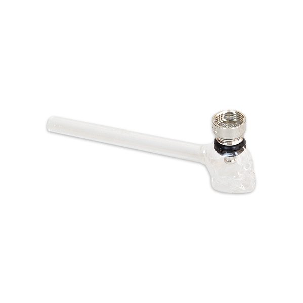 Pipe de Vidro D&K Caveira - Transparente