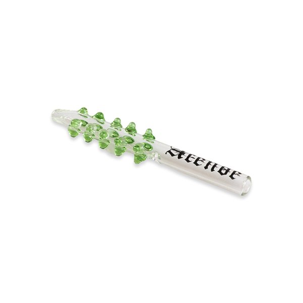 Piteira de Vidro Acende 6 mm Anti Stress - Verde