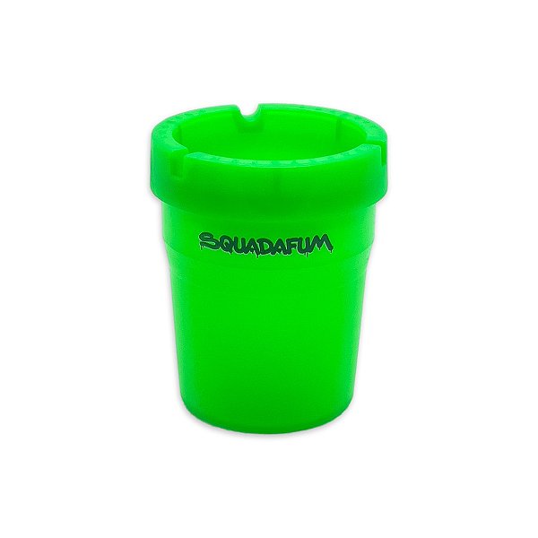 Cinzeiro Turn Off Squadafum - Verde Neon
