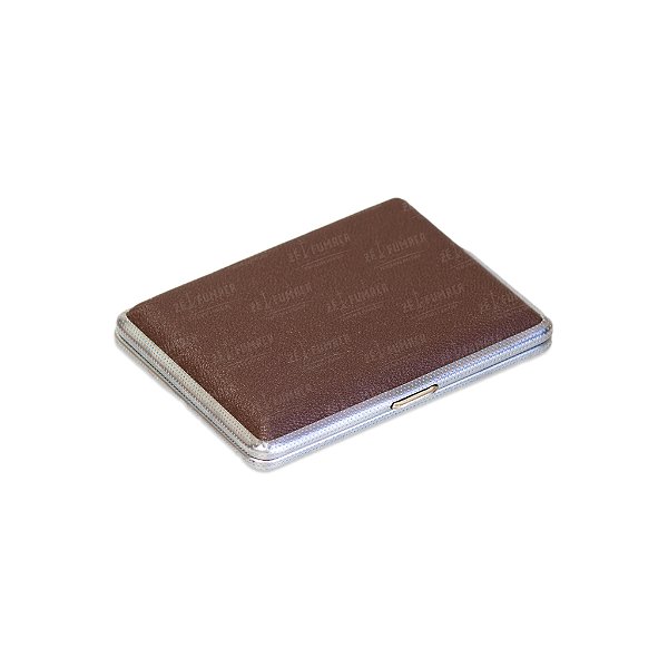 Cigarreira de Alumínio - Courino Marrom V