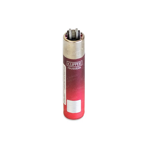 Isqueiro Clipper Grande  - Mix Vinho Rosa