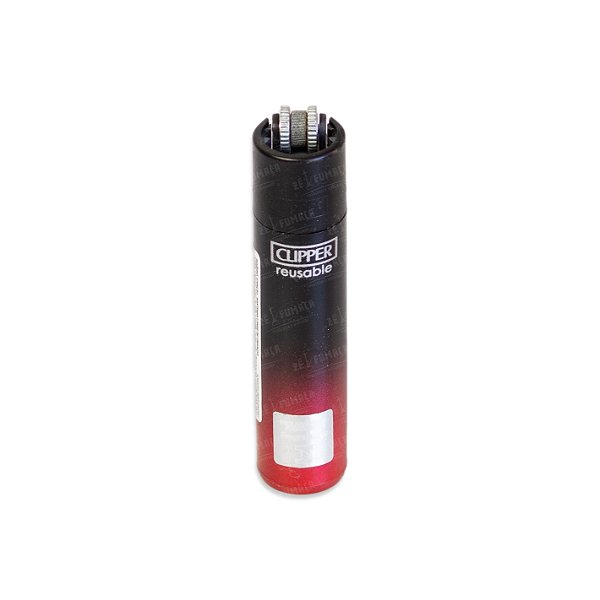 Isqueiro Clipper Grande  - Mix Preto Vermelho