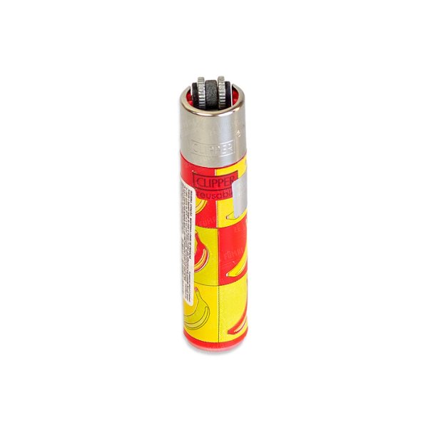 Isqueiro Clipper Grande Banana - Vermelho