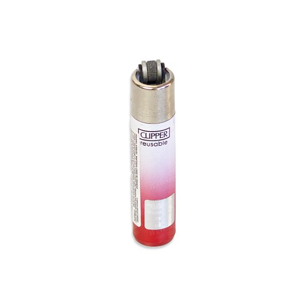 Isqueiro Micro Clipper - Mix Branco Vermelho