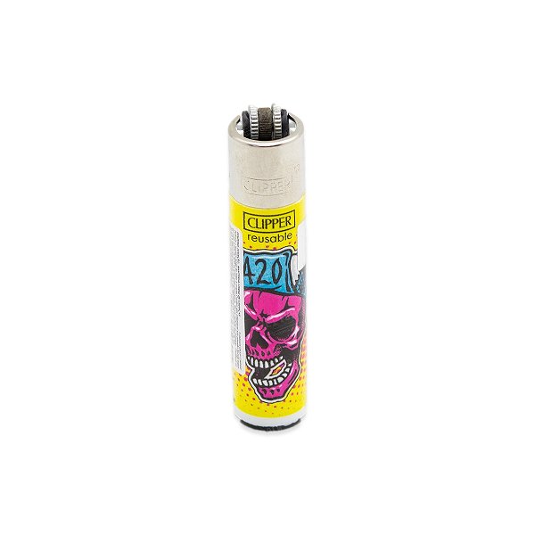 Isqueiro Clipper Grande Living Skulls 2A II