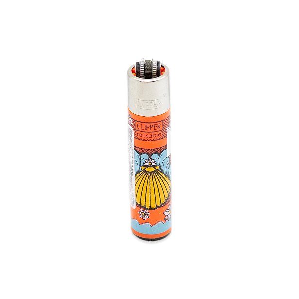 Isqueiro Clipper Grande Holidays 3A - Laranja