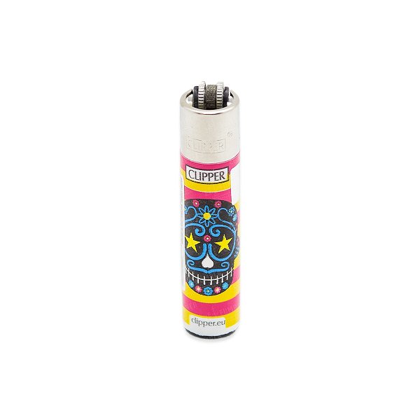 Isqueiro Clipper Grande Happy Skulls I