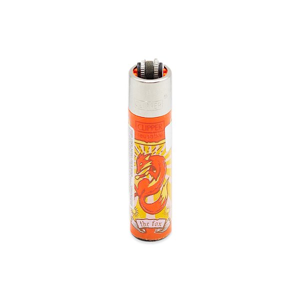 Isqueiro Clipper Grande Haunted 2 - Laranja