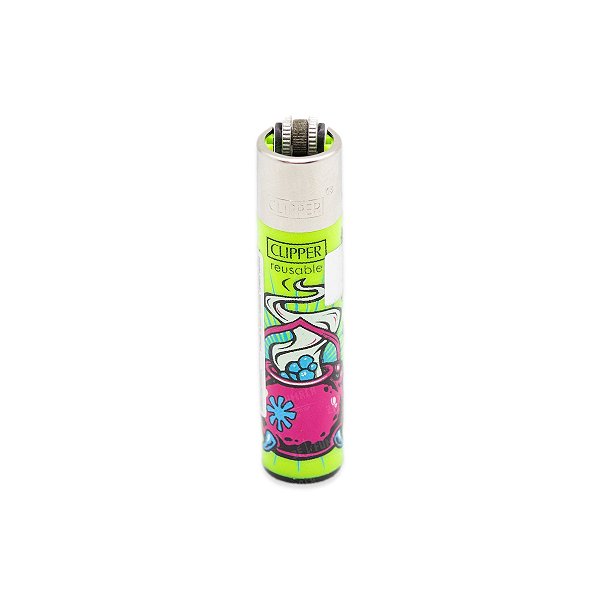 Isqueiro Clipper Grande Haunted 2 - Verde