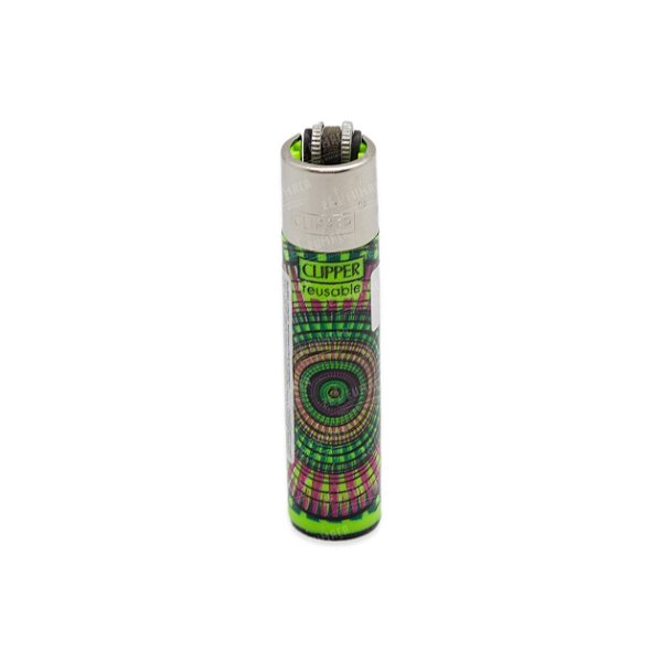Isqueiro Clipper Grande Hypnotic 2 - Verde
