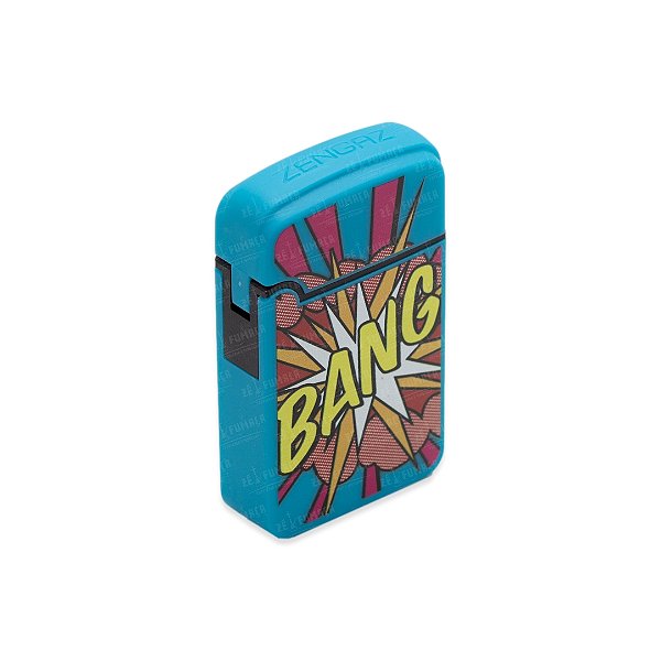 Isqueiro Maçarico Zengaz Cartoon Sound BANG - Azul