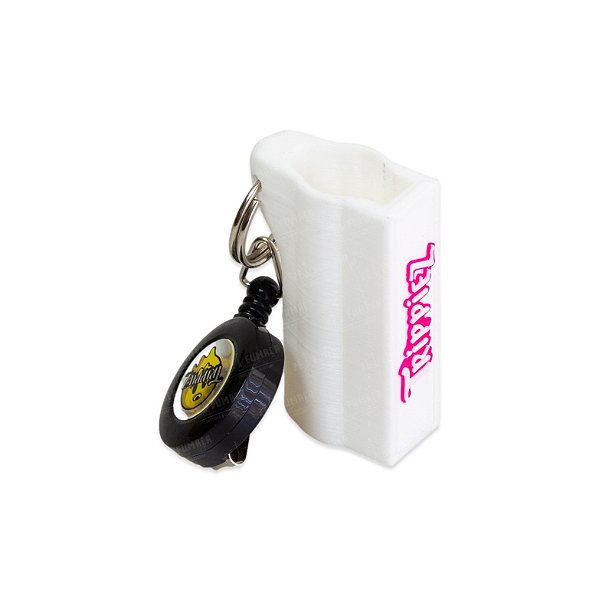 Porta Isqueiro com Chaveiro e Cordão Trippiez - Branco