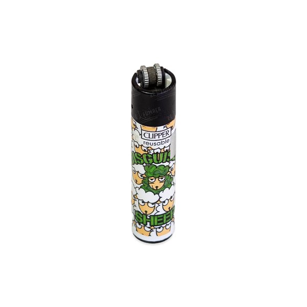 Isqueiro Clipper Grande Animal Life 4 (Disguised Sheep) - Branco
