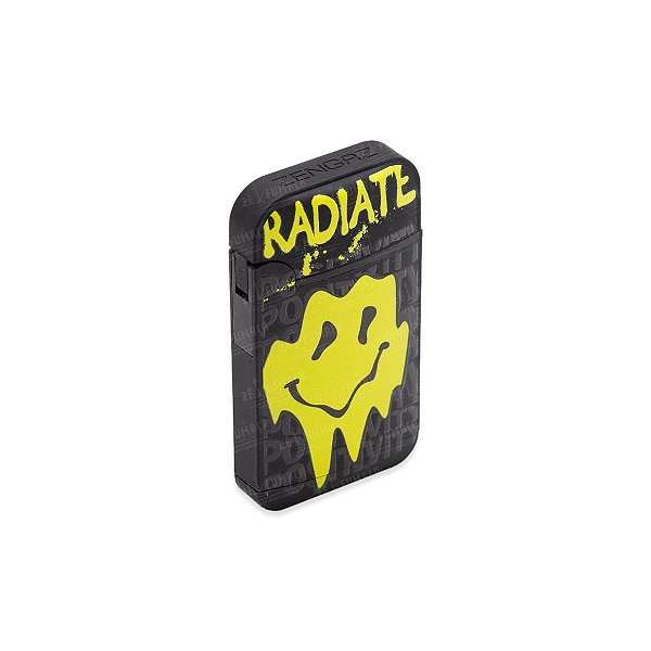 Isqueiro Maçarico Zengaz Radiate Smile - Preto