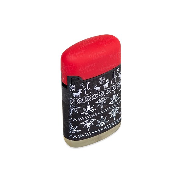 Isqueiro Maçarico Zengaz Natal - Mix Preto Vermelho