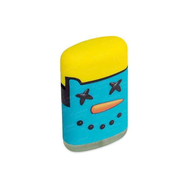 Isqueiro Maçarico Zengaz Natal Boneco de Neve - Mix Azul Amarelo